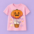 Camiseta Pumpkin Balloon Besties rosada