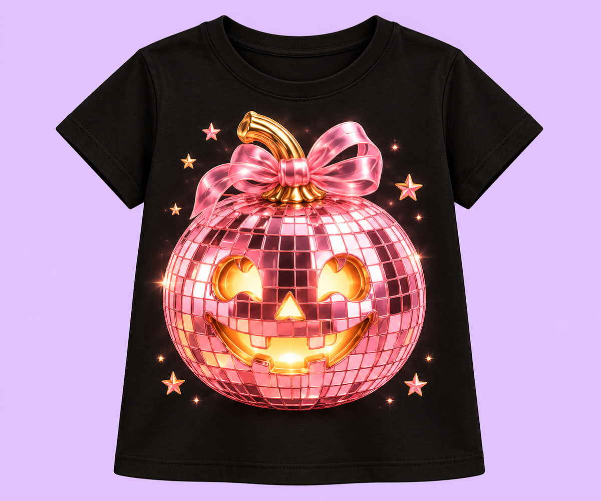 Camiseta Pumpkin Disco negra
