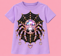 Camiseta Spider Shine lila
