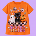 Camiseta Spooky Season naranja