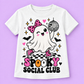 Camiseta Spooky Social Club blanca