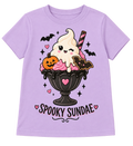 Camiseta Spooky Sundae lila – diseño corregido