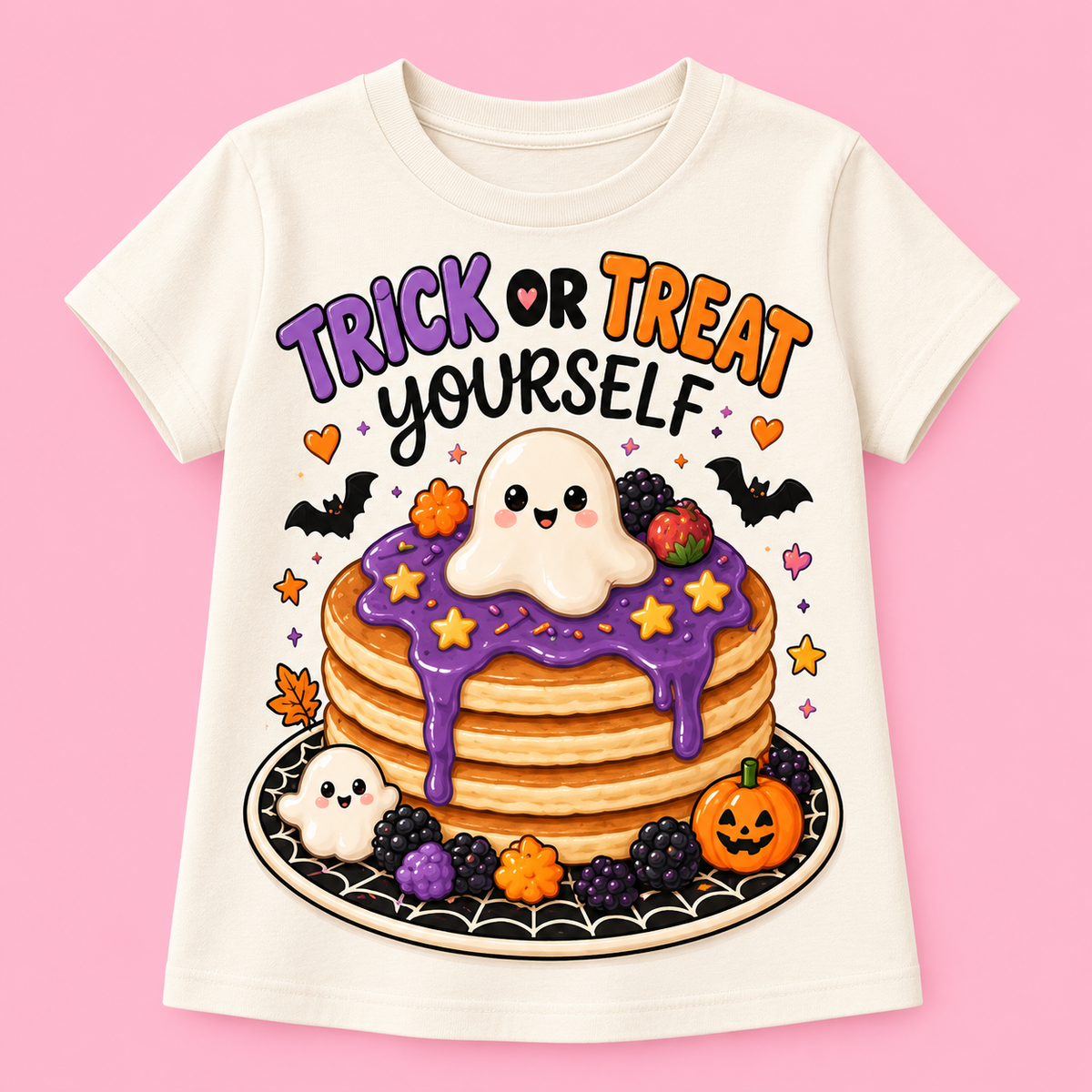 Camiseta Trick or Treat Yourself crema