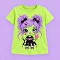 Camiseta Zombie Crush verde lima