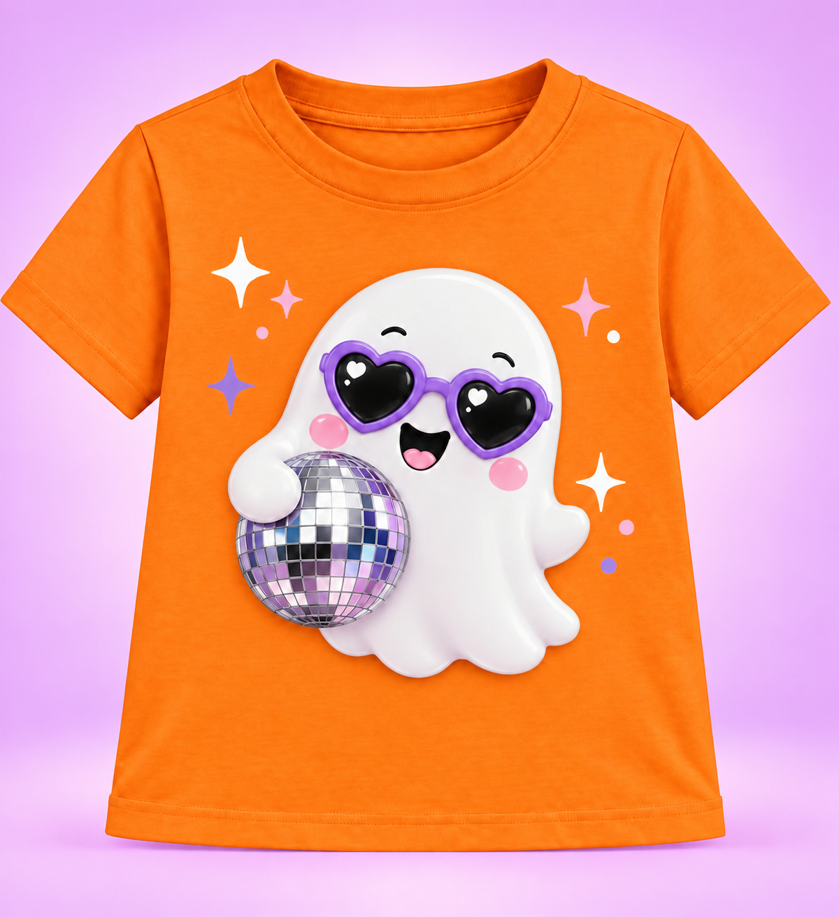 Camiseta Disco Boo naranja