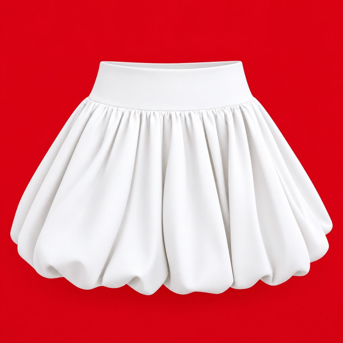Falda globo blanca infantil Festiva