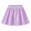 Falda Lilac Spark de lentejuelas lila pastel para niña
