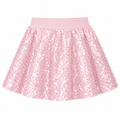Falda Pink Spark de lentejuelas rosado pastel para niña