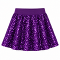 Falda Purple Spark de lentejuelas moradas para niña