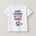 Camiseta Good Friends Better Games color Blanco