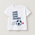 Camiseta Same Game Same Friends color Blanco