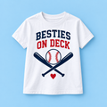 Camiseta Besties on Deck color Blanco