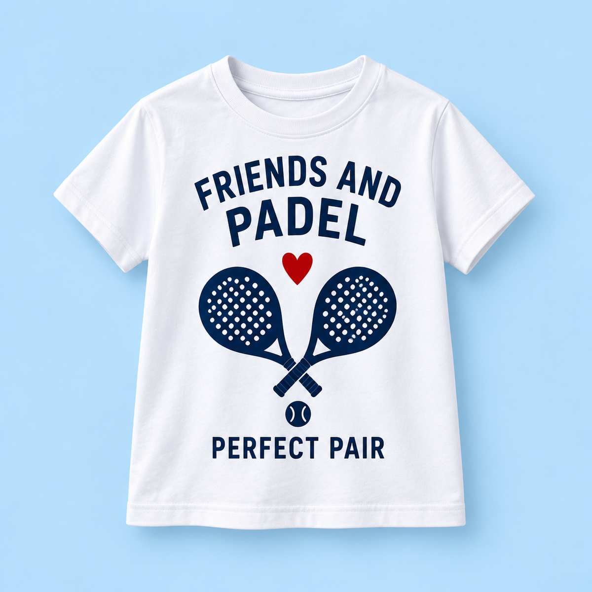 Camiseta Friends & Padel Perfect Pair color Blanco