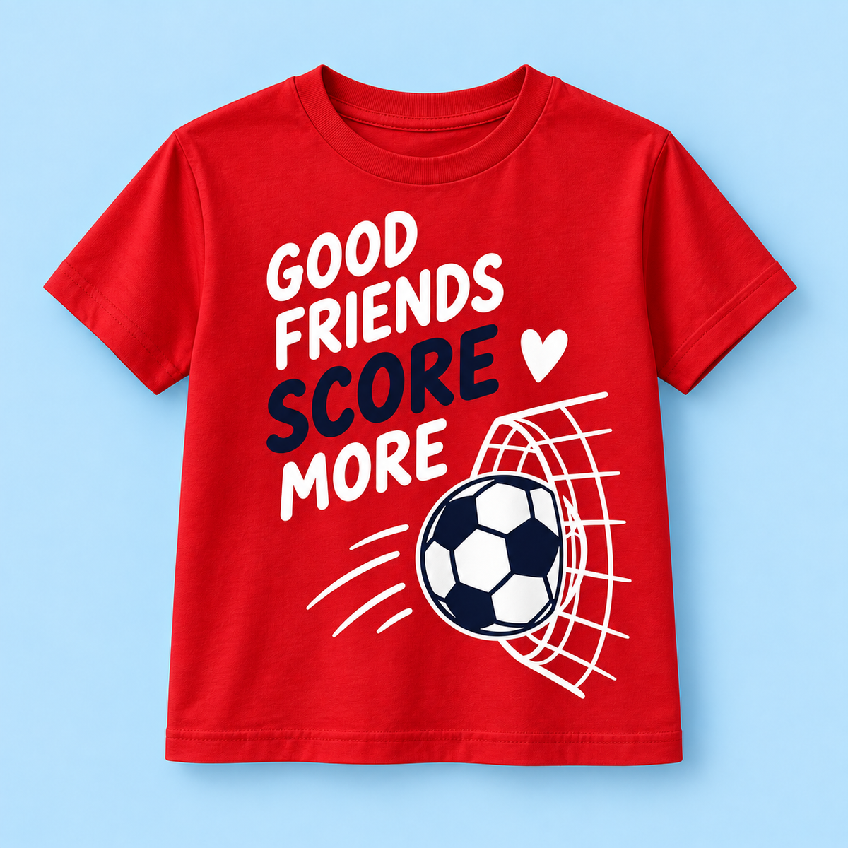 Camiseta Good Friends Score More color Rojo