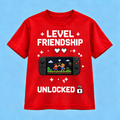 Camiseta Level Friendship Unlocked color Rojo