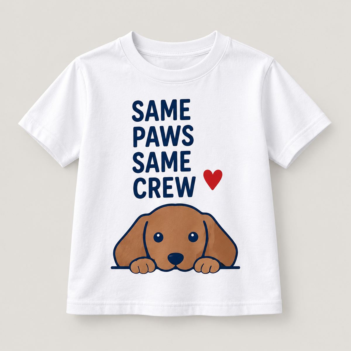Camiseta Same Paws Same Crew color Blanco