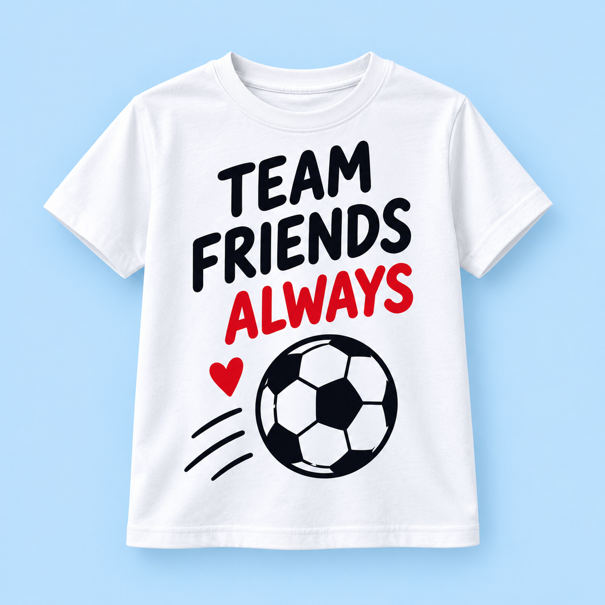 Camiseta Team Friends Always color Blanco