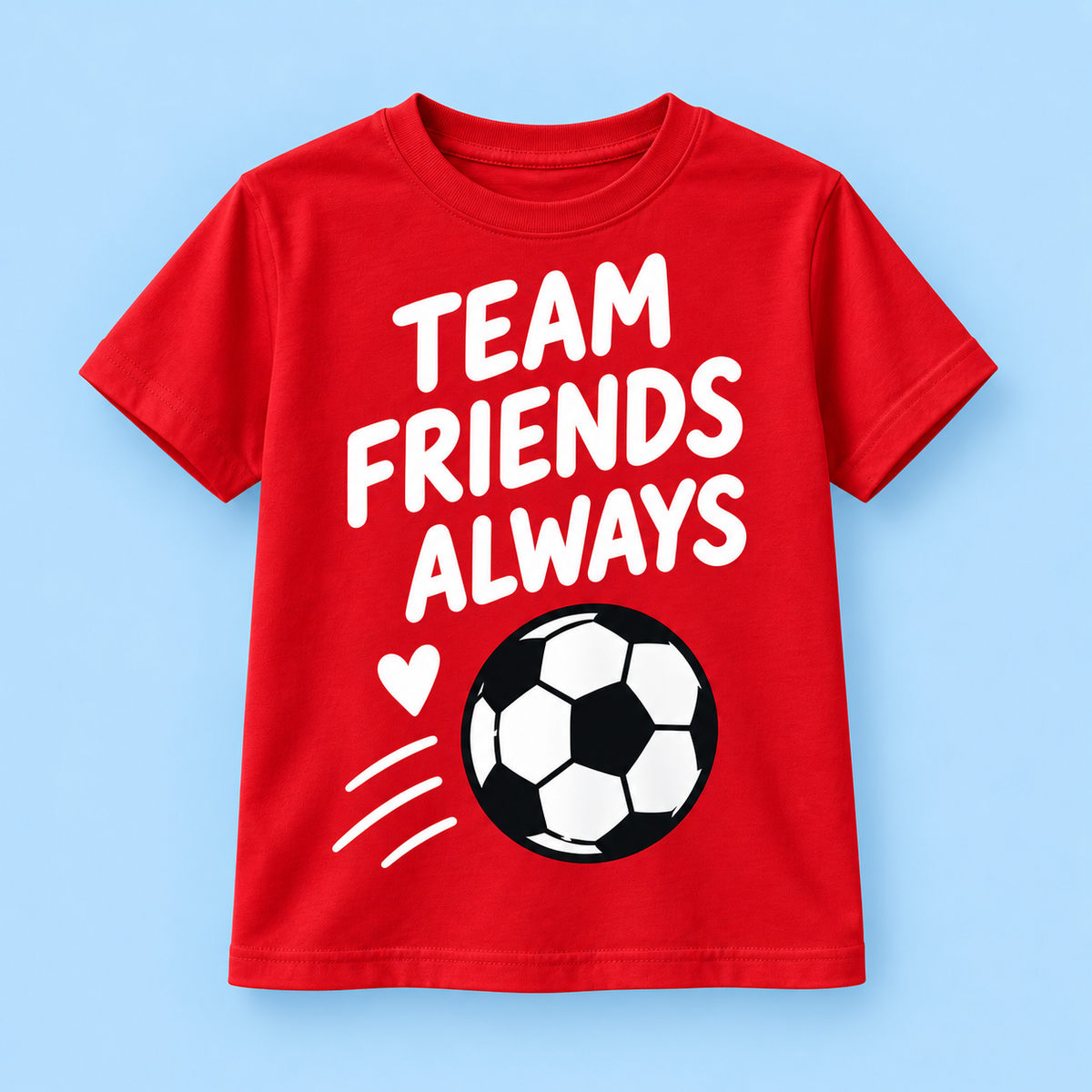 Camiseta Team Friends Always color Rojo