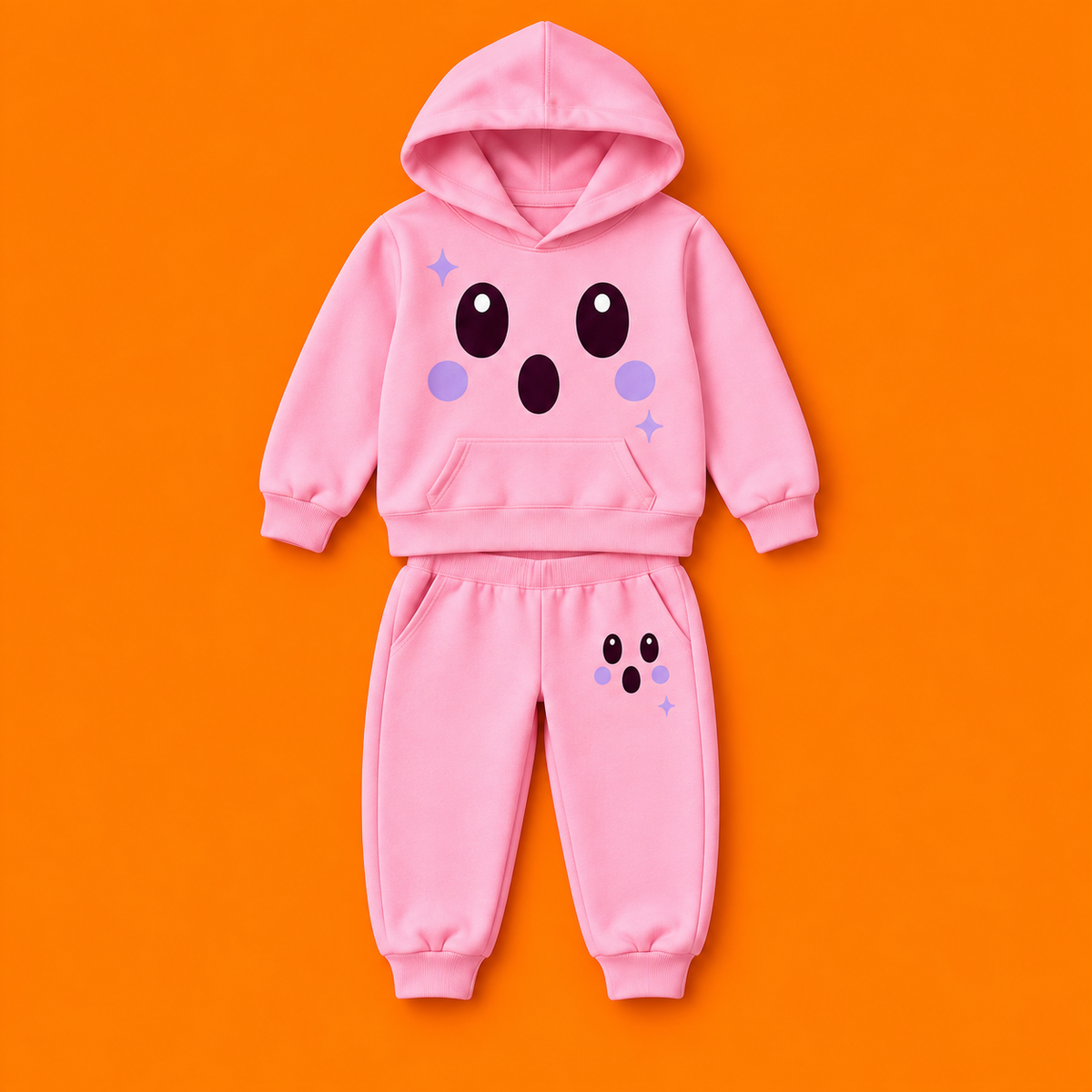 Set completo Hoodie Ghost Spark Rosa; piezas vendidas por separado