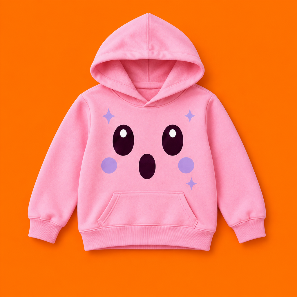 Hoodie Ghost Spark Rosa solo