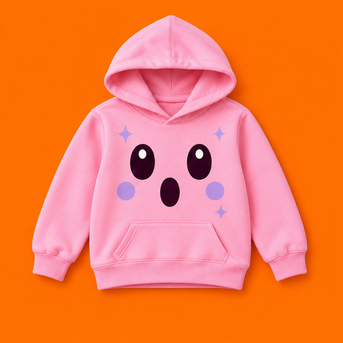 Hoodie Ghost Spark Rosa solo