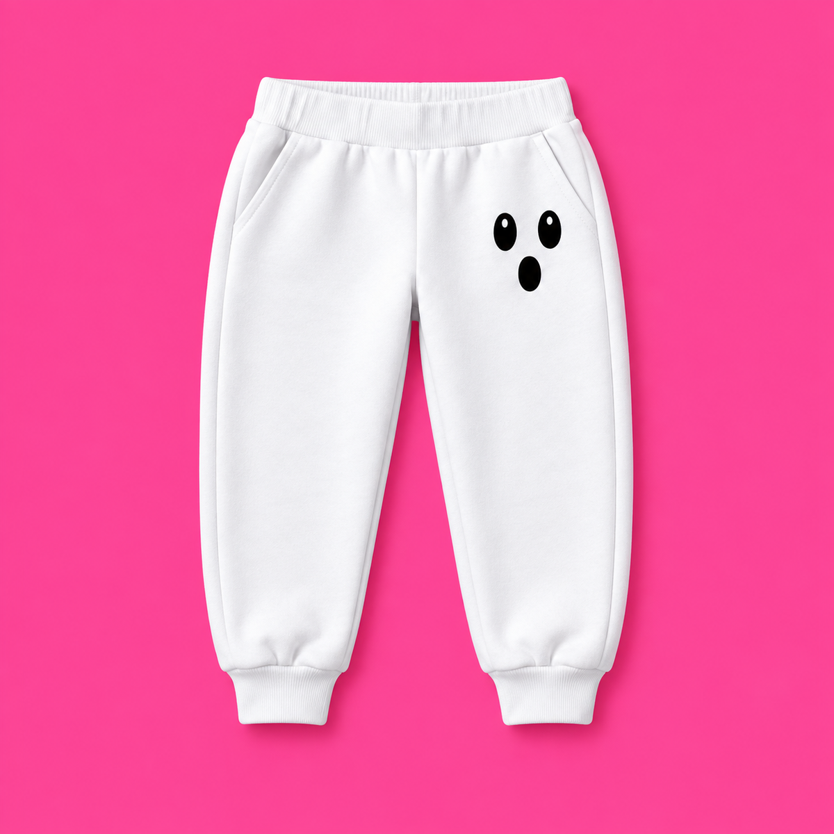 Jogger complementario de Hoodie Ghost Boo Blanco