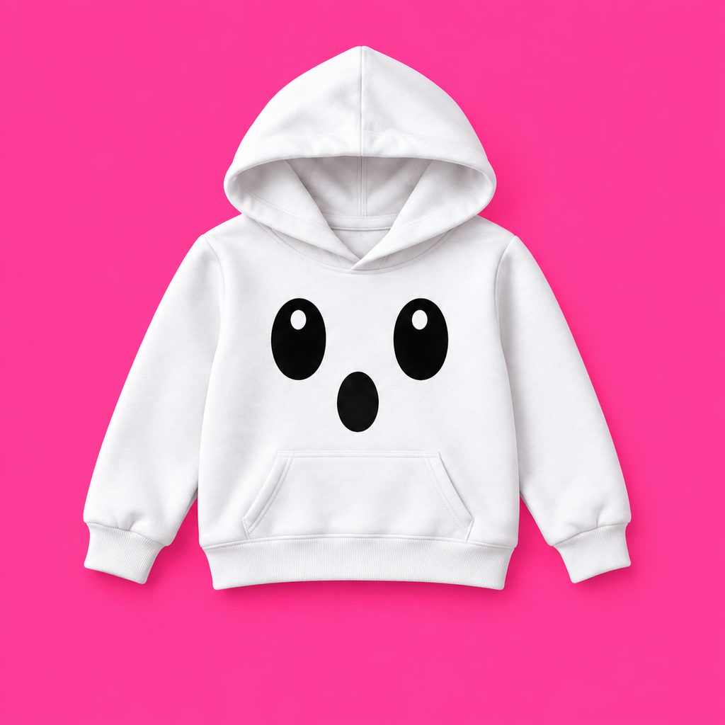 Hoodie Ghost Boo Blanco solo