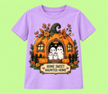 Camiseta Home Sweet Haunted Home color lila