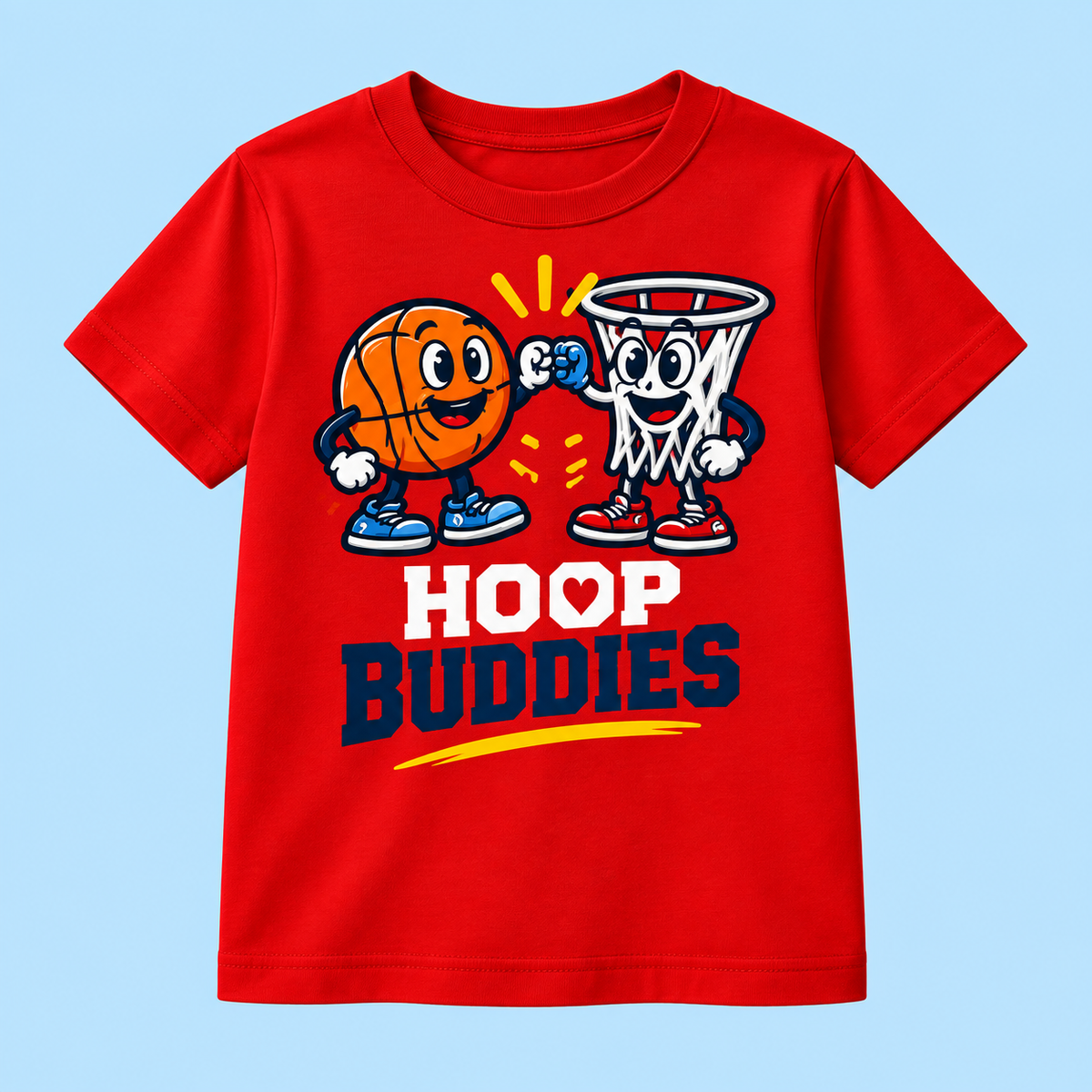 Camiseta Hoop Buddies para niño - Festiva