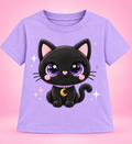 Camiseta Kitty Moon lila