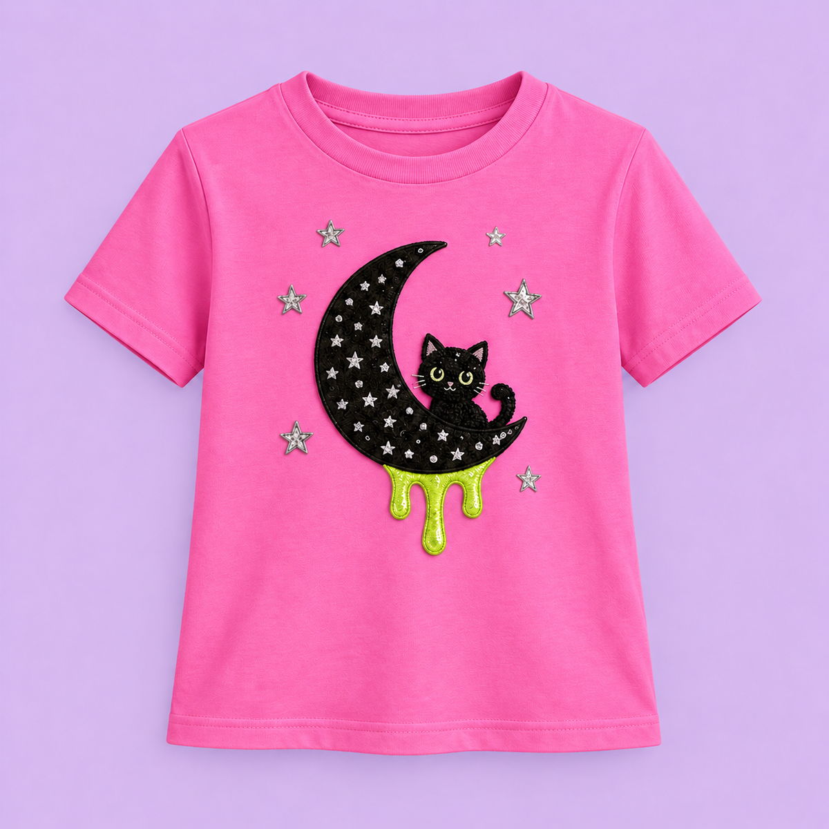moon kitty pink