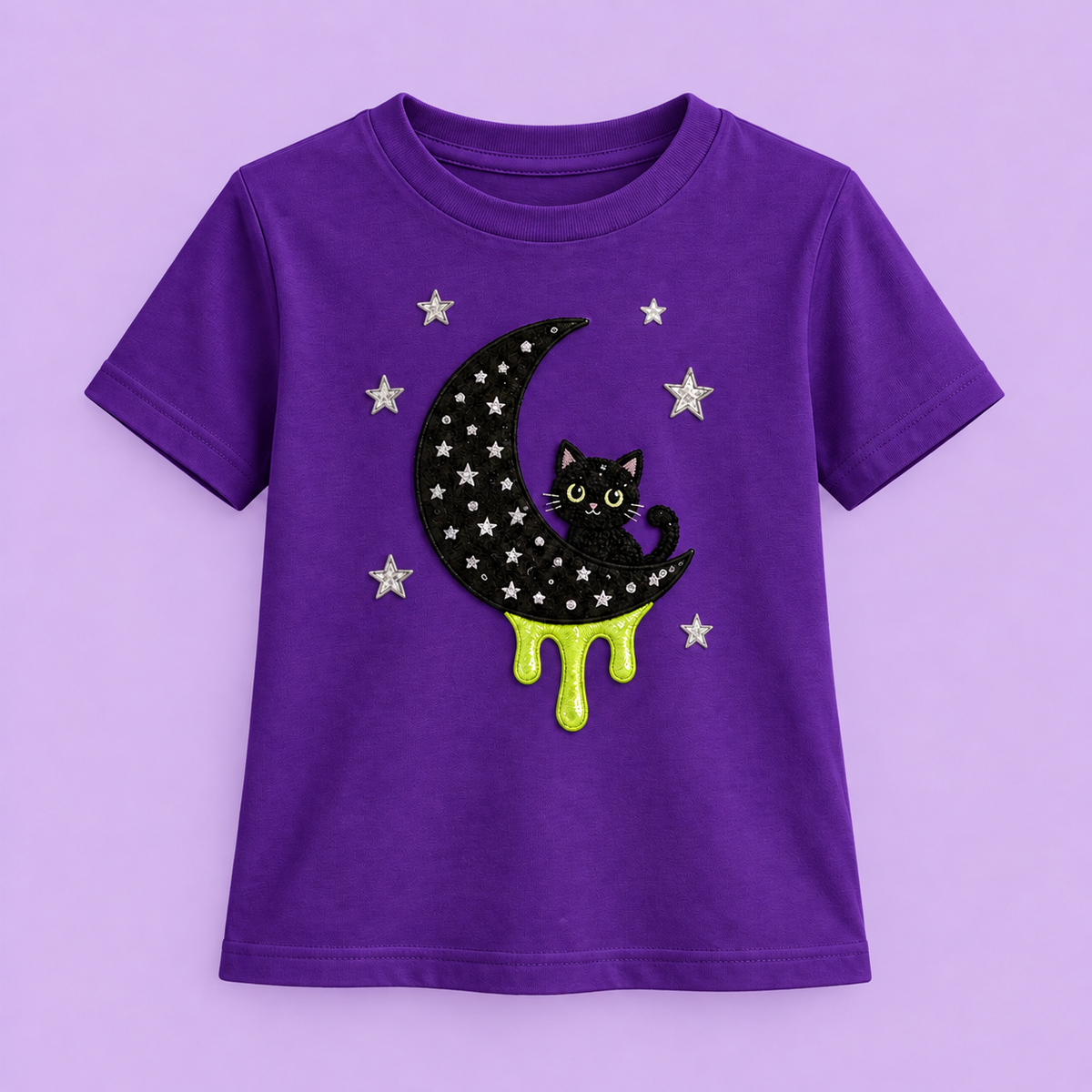 moon kitty purple
