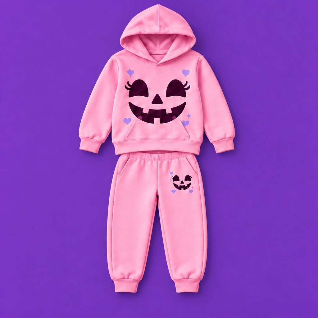 Set completo Jogger Pumpkin Wink Rosa; piezas vendidas por separado