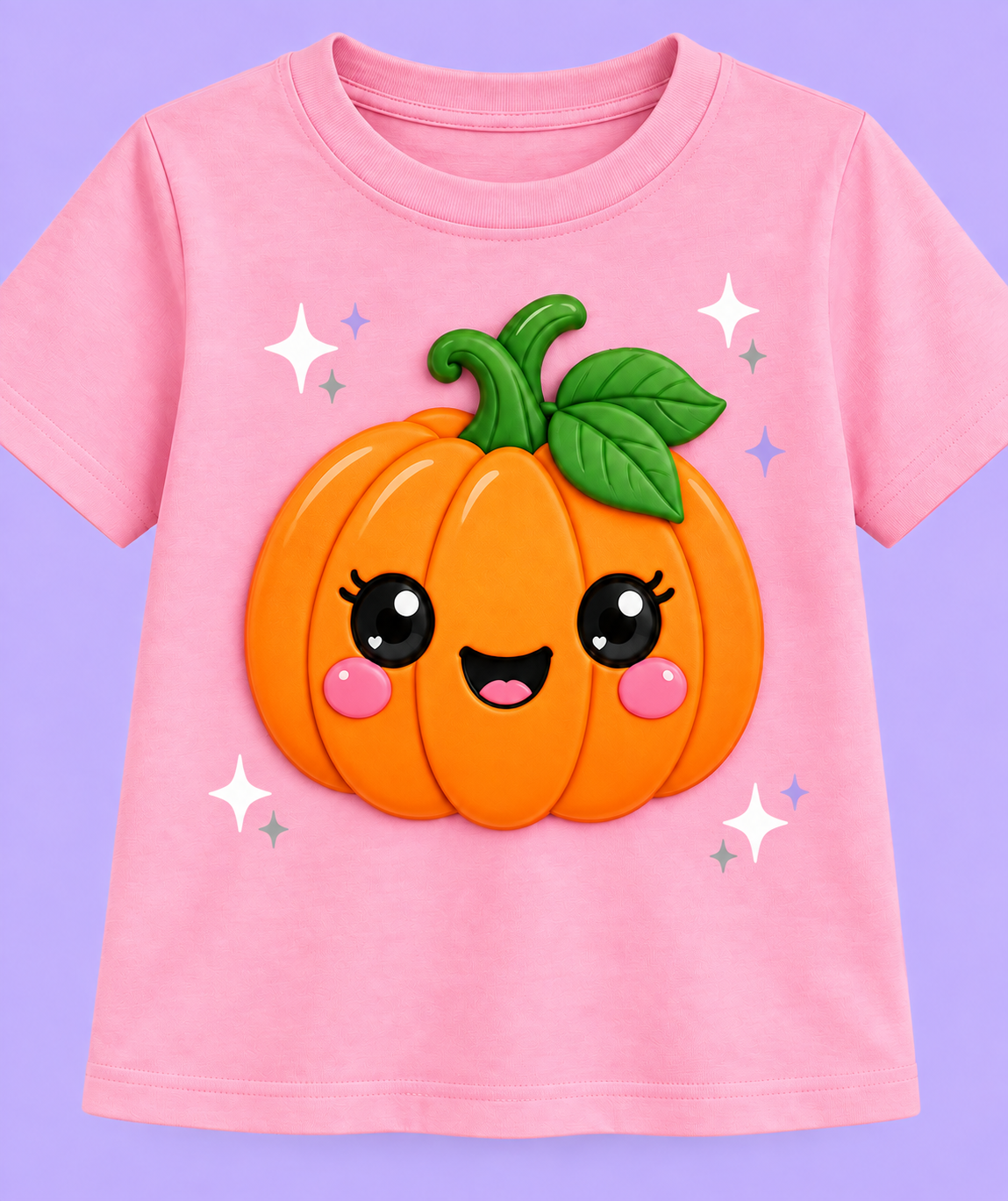 Camiseta Pumpkin Pop rosada