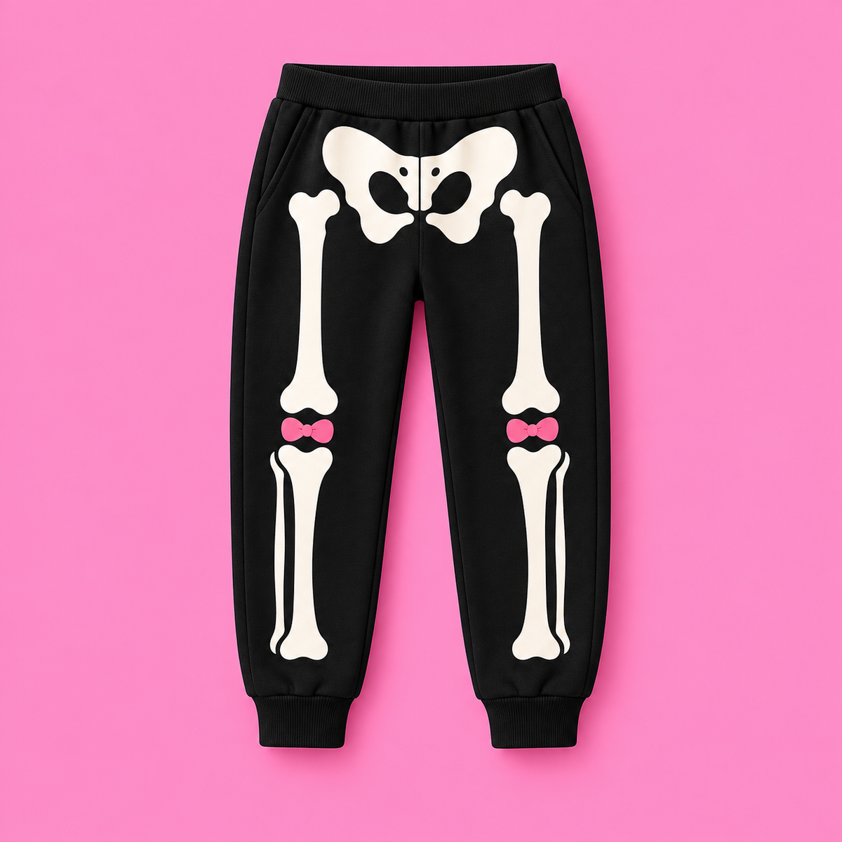 Jogger Sweet Skeleton Negro solo