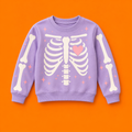 Hoodie o buzo complementario de Jogger Sweet Skeleton Lila