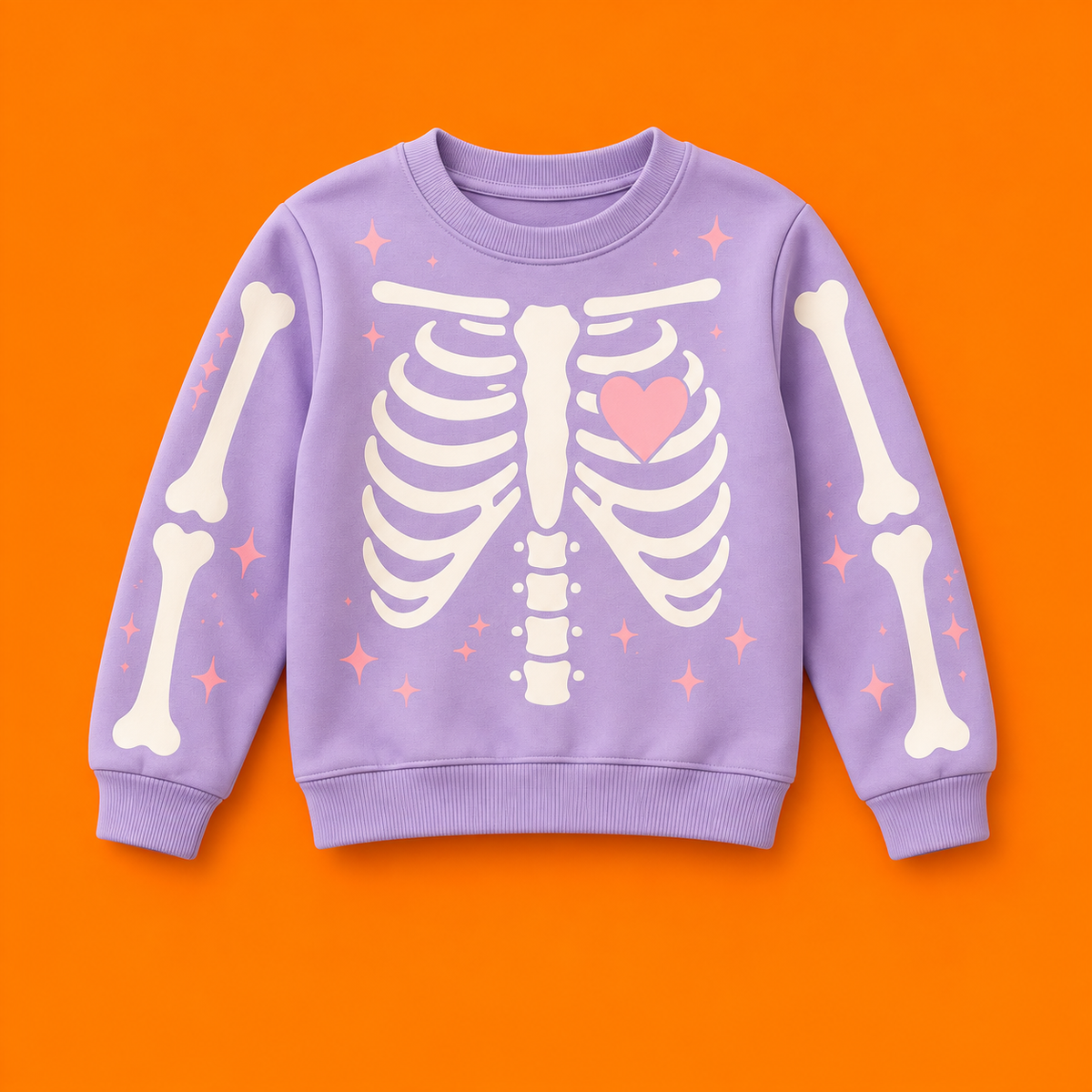 Hoodie o buzo complementario de Jogger Sweet Skeleton Lila