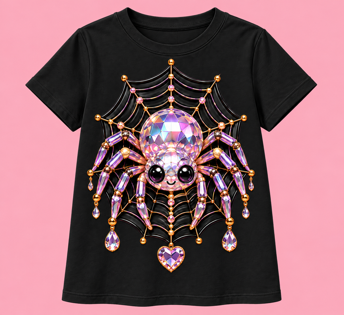 spider shine black