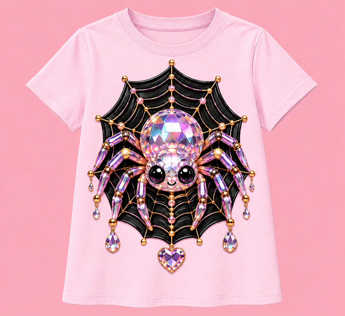 spider shine pink
