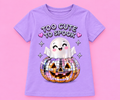 Camiseta Too Cute to Spook color lila