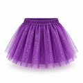 Tutú sparkle morado para niña