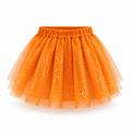 Tutú sparkle naranja para niña